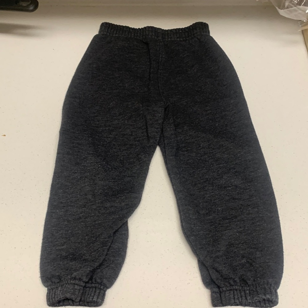 Toddler Boys Dark Grey Sweatpants
